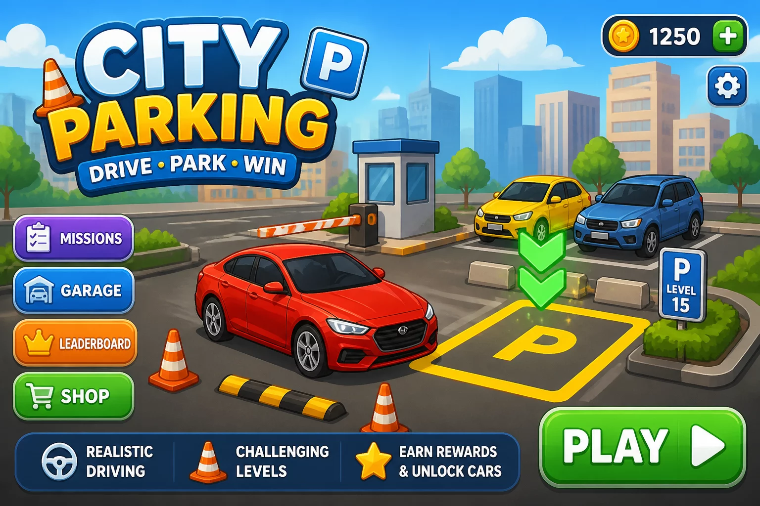 City Car Parking 3d Unity Sim