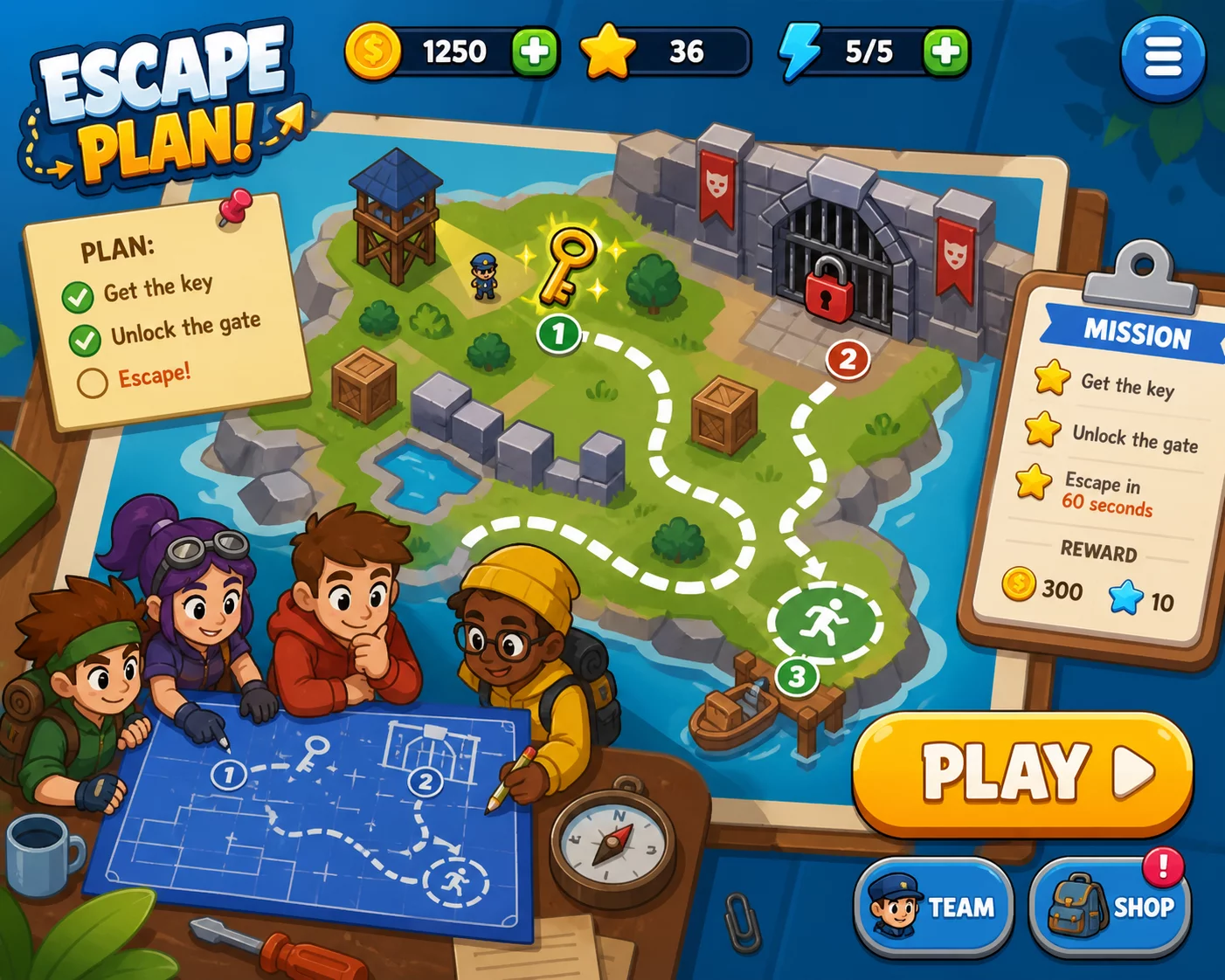 Super Escape Masters Plan