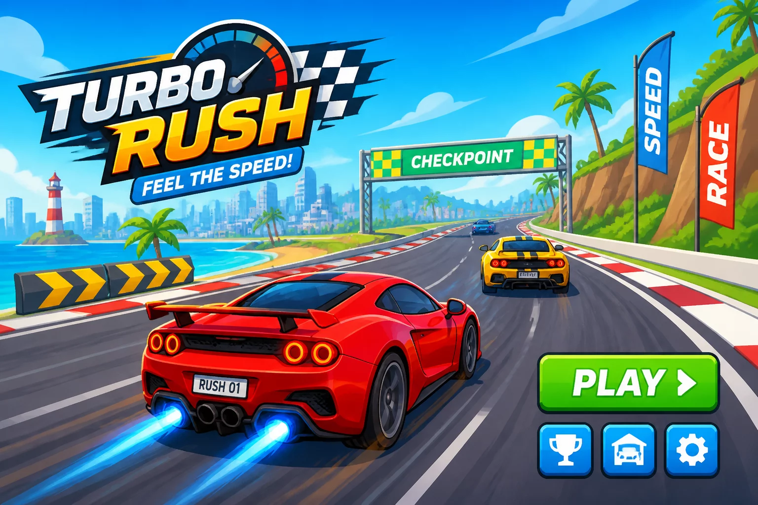 Top Speed Racing 3D Track