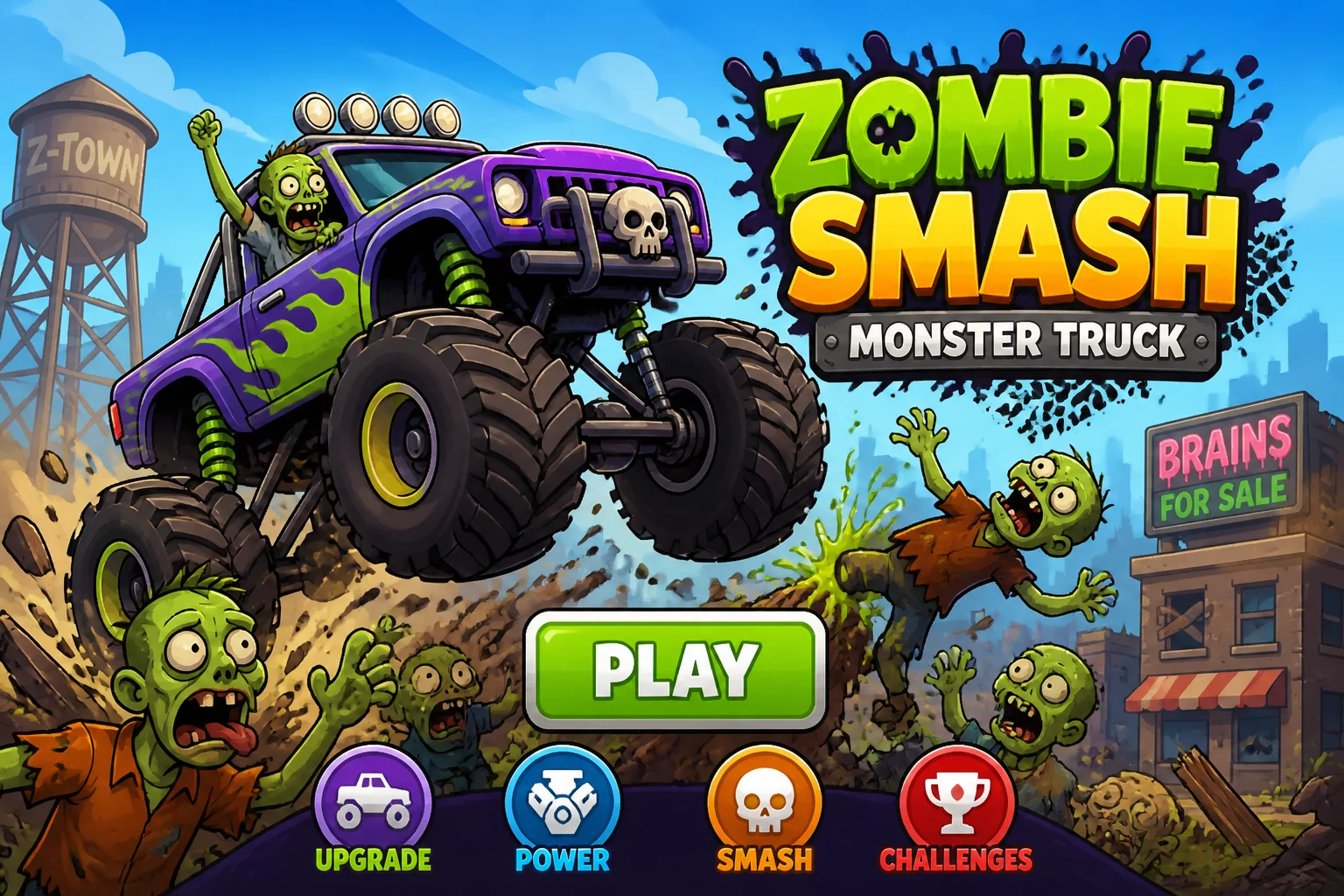 Zombie Monster Truck Smash